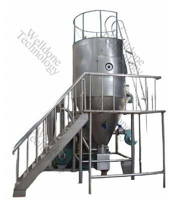 Μηχανή στεγνώσεως ψεκασμού 5L από ανοξείδωτο χάλυβα υψηλής απόδοσης για βιομηχανικές εφαρμογές