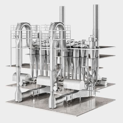 Η σειρά XSG Flash Vaporization Dryer High Standard Stainless Steel Spin Flash Dryer για το ανθρακικό ασβέστιο