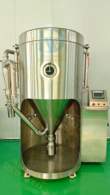 Αυτόματη συσκευή στεγνώσεως με ψεκασμό εργαστηρίου με έλεγχο θερμοκρασίας εισόδου αέρα 30~300°C και χωρητικότητα εξατμισμού 1 kg/ώρα