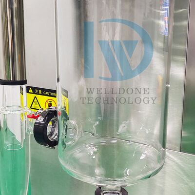 Μικρός ψεκαστικός ξηραντήρας εργαστηρίου με έλεγχο θερμοκρασίας 30~300℃, ικανότητα εξάτμισης 1kg/h και χαμηλό θόρυβο (<50db)