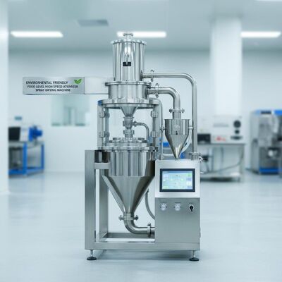 Μηχάνημα στεγνώματος ψεκασμού ψεκασμού υψηλής ταχύτητας φιλικό προς το περιβάλλον και τροφίμου