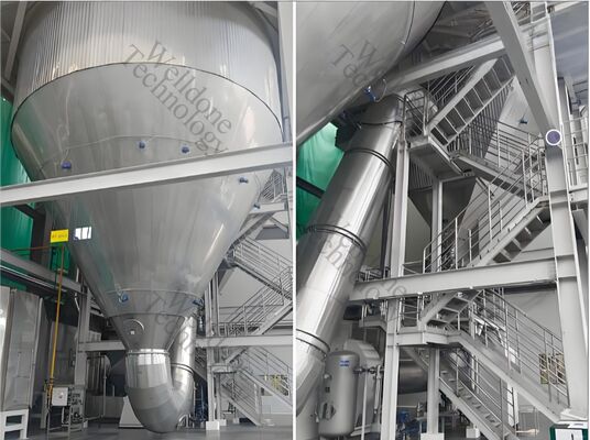 Μηχάνημα ξήρανσης με ψεκασμό ρητίνης ουρίας φορμαλδεΰδης με εξοικονόμηση ενέργειας και υψηλής απόδοσης μικροφύκη