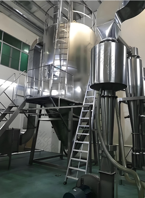 Επίπεδο τροφίμων και προσαρμοσμένο SUS316L Στεγνωτήριο με δύο ρευστά ακροφύσια για γάλα και σκόνη αυγών
