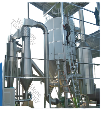 Spray Dryer Machine de nivel farmacéutico SUS316L con 70% de eficiencia de secado para la producción de polvo API